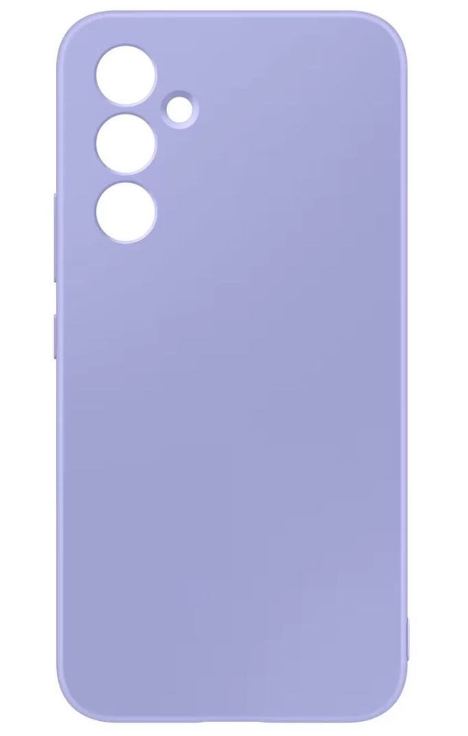 Накладка Silicone Case Logo для Samsung Galaxy A14 4G, Лиловая