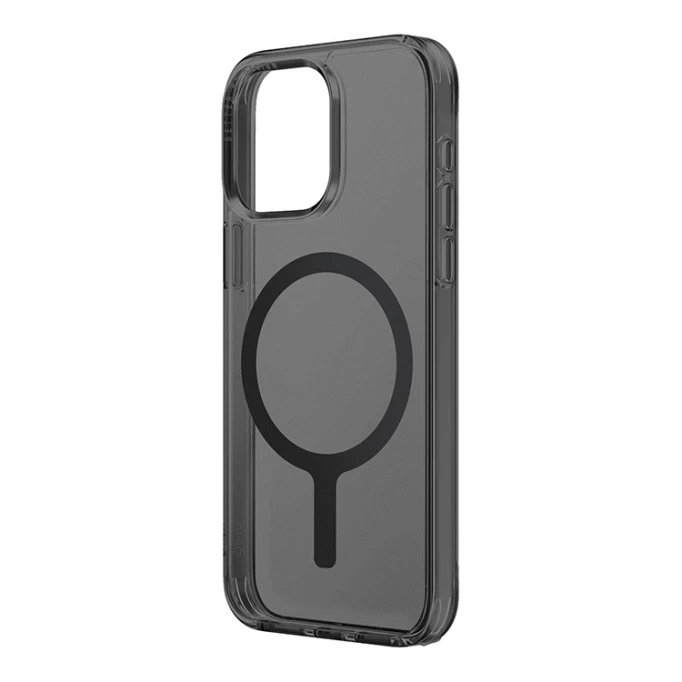 Накладка Uniq для iPhone 15 Pro Max чехол Lifepro Xtreme AF Frost Smoke (MagSafe), Матовый-серый