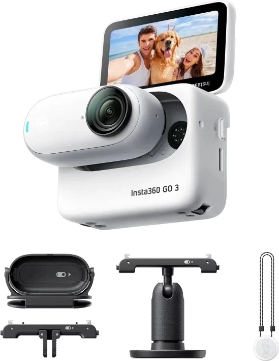 Экшн-камера Insta360 GO 3 Action Kit 64, Белая