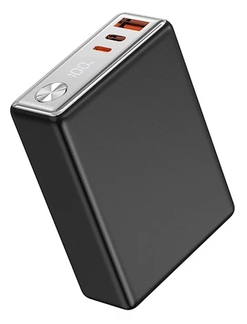 Внешний аккумулятор Wiwu Wi-P005 Power Bank 10000 mAh 20W, Чёрный