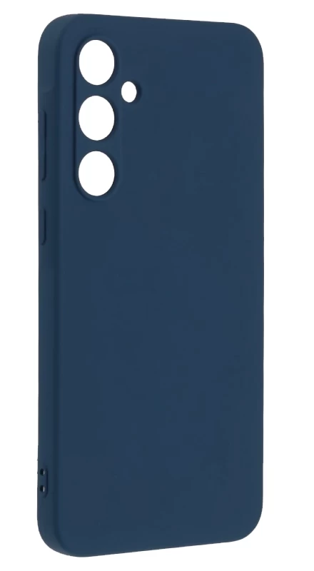 Накладка Silicone Case для Samsung Galaxy A55 5G, Тёмно-синяя