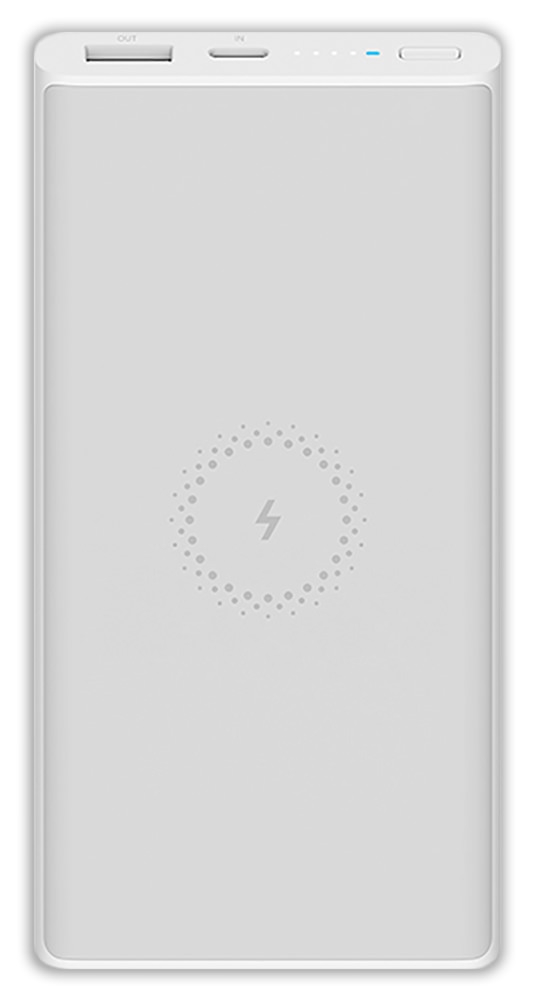 Внешний аккумулятор с возможностью беспроводной зарядки XiaoMi Mi Wireless Power Bank 10000 mAh Youth, Белый (WPB15ZM)