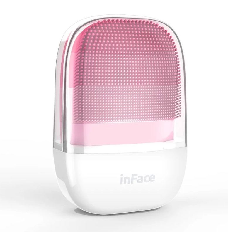 Аппарат для ультразвуковой чистки лица inFace Electronic Sonic Beauty Facial, розовый