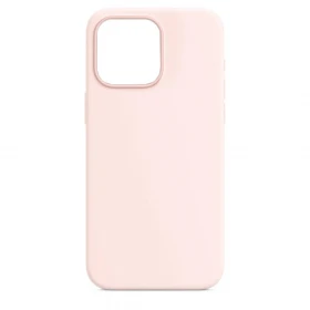 Накладка Silicone Case для iPhone 16 Pro, Пудровая