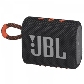 Беспроводная акустика JBL Go 3 Black-Orange (JBLGO3BLKO)