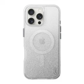 Накладка Uniq для iPhone 16 Pro COEHL Lumino Sparkling (MagSafe), Silver (IP6.3P(2024)-LUMMSSIL)