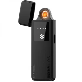 Электронная двусторонняя зажигалка Beebest Rechargeable Lighter, Чёрная (L101S)