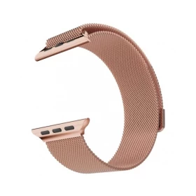 Ремешок для Apple Watch 38/40/41 мм миланский сетчатый браслет, Rose Gold