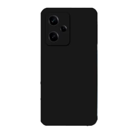 Чехол Silicone Case Logo для Xiaomi Redmi Note 12 Pro, Чёрный