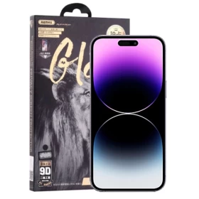 Защитное стекло Remax GL-35(Anti-Spy) 9D для iPhone 14 Pro, Чёрное