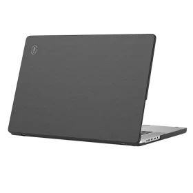 Накладка пластиковая Wiwu Leather Shield Case для MacBook 14.2" (2021), Чёрная