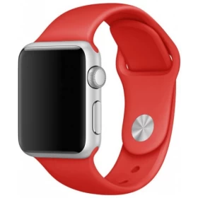 Ремешок для Apple Watch 38/40/41 мм силикон, Красный
