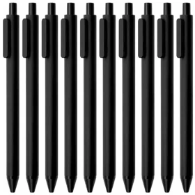 Набор гелевых ручек KACO Pure Plastic Gel Ink Pen K1015 (10 шт), Чёрный