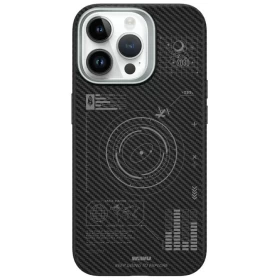 Накладка Wiwu Kevlar case With MagSafe для iPhone 15 Pro Max, Чёрная (KJZ-017)