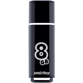 Накопитель SmartBuy 8GB Glossy USB 2.0 (SB8GBGS-K)
