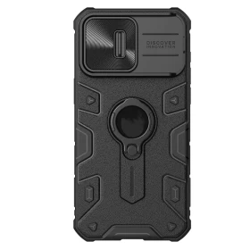 Накладка Nillkin CamShield Armor для iPhone 15 Pro, Чёрная