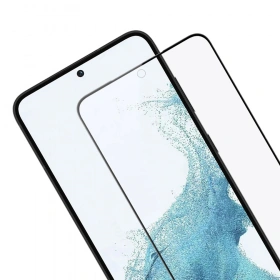 Защитное стекло для Samsung S23 Plus, Чёрное
