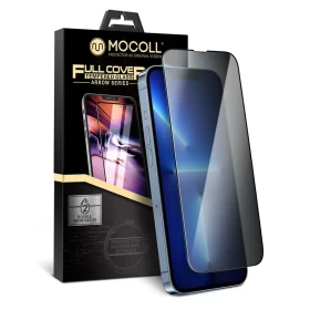 Защитное стекло Mocoll 2.5D для iPhone 13 mini Полноразмерное Матовое, Чёрное