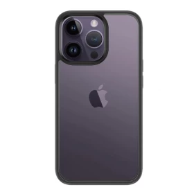 Чехол Rock Guard для iPhone 14 Pro Max Прозрачный, Чёрный