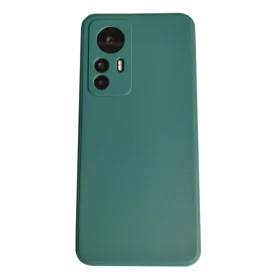 Чехол Silicone Case Logo для Xiaomi 12 Lite, Тёмно-зелёный
