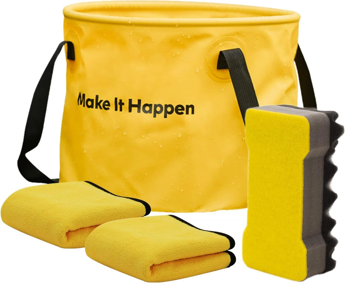 Набор для уборки HOTO Outdoor Wash Kit, Жёлтый (HTT0027GL). Фото 1