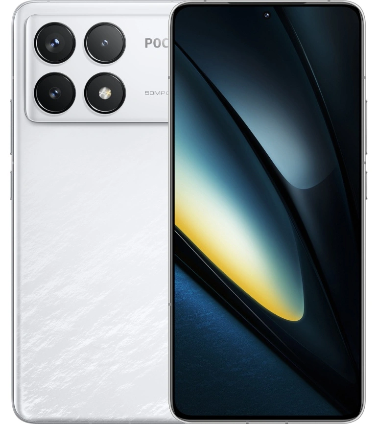 Смартфон Poco F6 Pro 12/512Gb 5G White. Фото 1