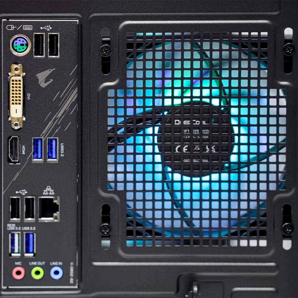 Системный блок CORE M (CH360 Ryzen 5 5600, 32Гб DDR4, RTX5060, SSD 1Тб M.2, Gigabyte B550M, 650Вт). Фото 6