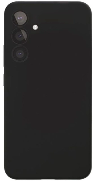 Чехол Silicone Case Logo для Samsung Galaxy S24 Plus, Чёрный. Фото 1