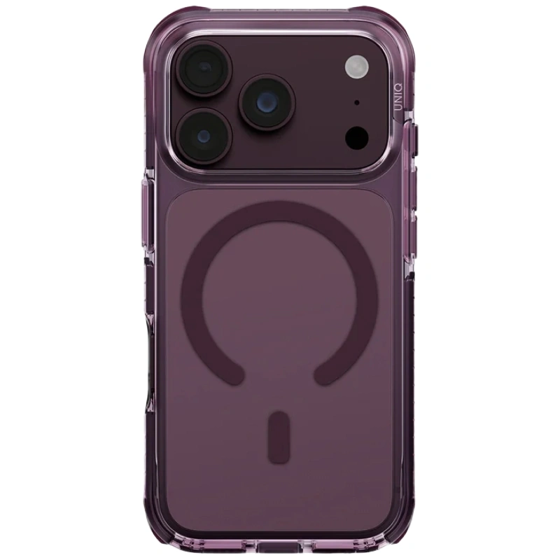 Накладка Uniq для iPhone 18 Pro / iPhone 17 Pro Combat Triple-Layered Protective Case (MagSafe), Deep Burgundy (IP6.3P(2026)-COMMDBRG). Фото 2