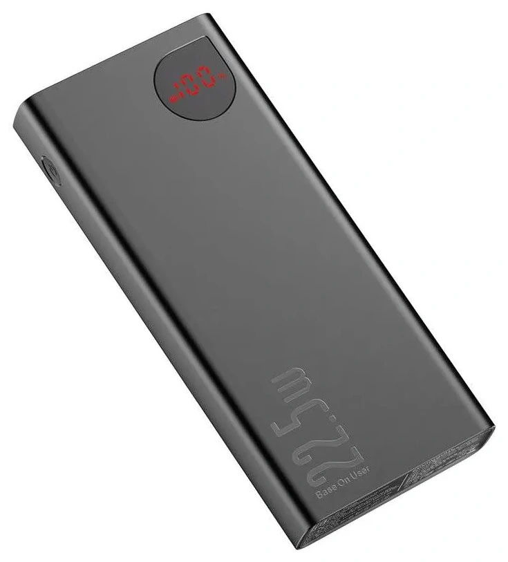 Внешний аккумулятор Baseus Adaman Metal Quick Charge PW 20000 mah 22.5W, Чёрный (P10021502112-01). Фото 2