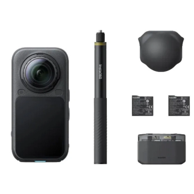 Экшн-камера Insta360 X6 Essentials Bundle, Чёрный (X603). Фото 1