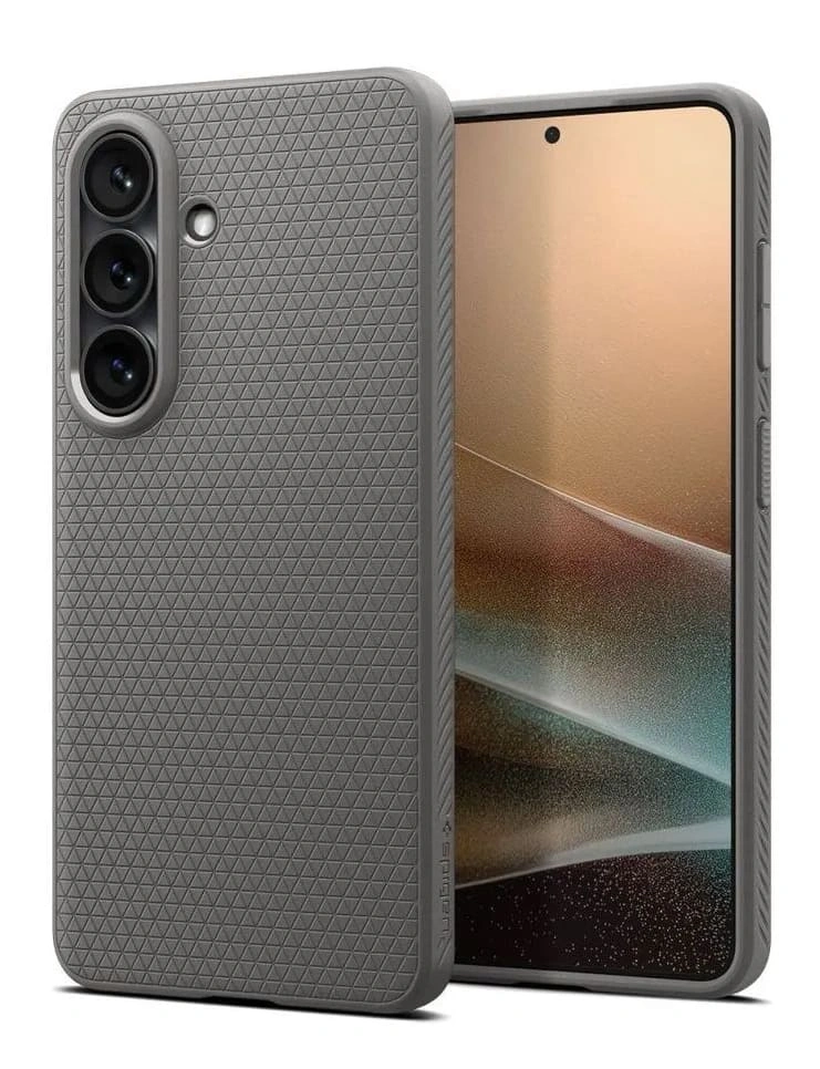 Накладка Spigen Liquid Air для Samsung Galaxy S26 Plus, Мраморно-серая (ACS11211). Фото 1