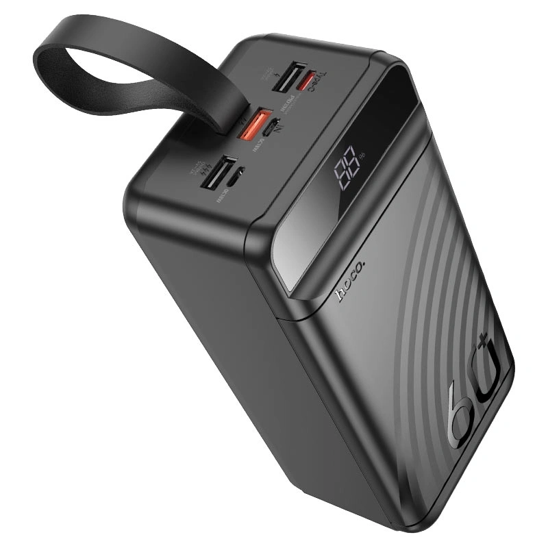 Внешний аккумулятор Hoco J123C Element 22.5W 60000mAh, Чёрный. Фото 4