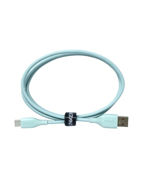 Кабель Anker USB-A to USB-C 1m 6A TPE, Зелёный (A8001661). Фото 3