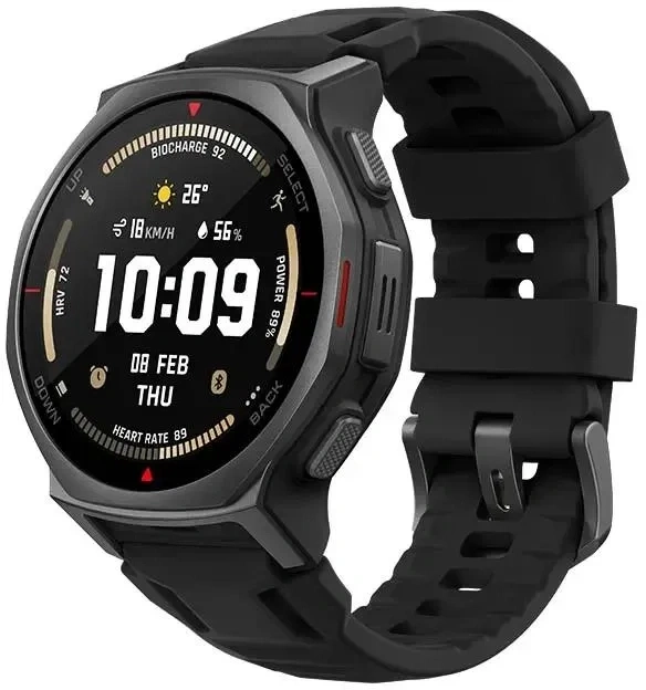 Умные часы Amazfit T-Rex 3 Pro 44мм, Тактический чёрный (A2549). Фото 1