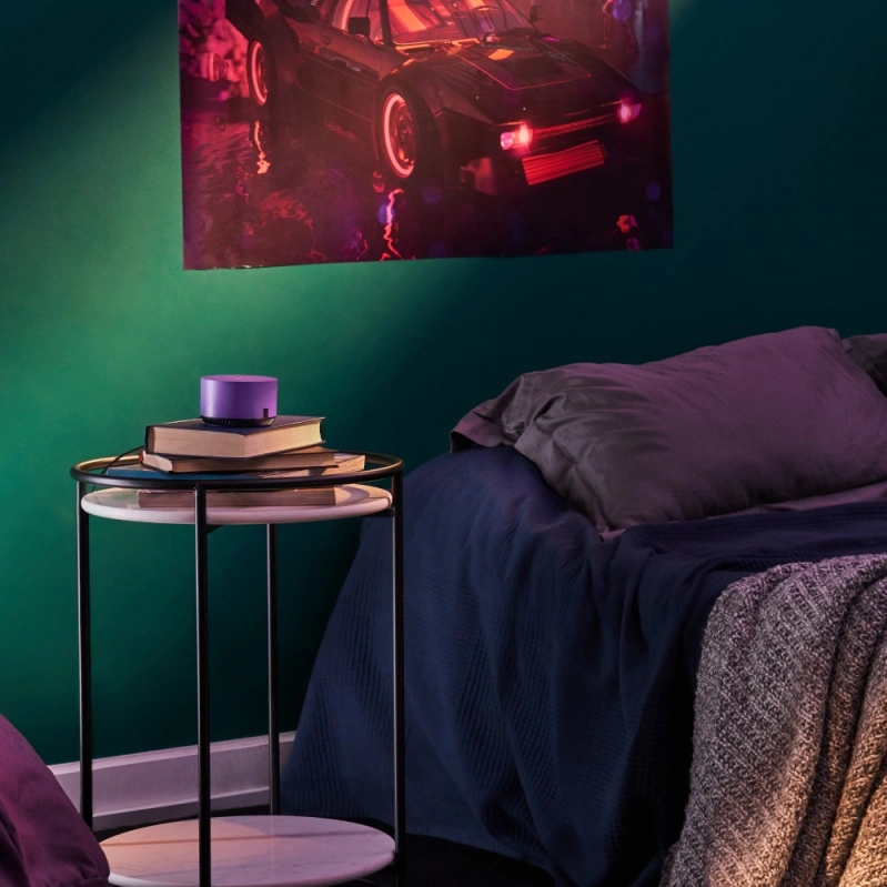 Умная колонка Яндекс.Станция Лайт, Ультрафиолет (YNDX-00025P). Фото 6