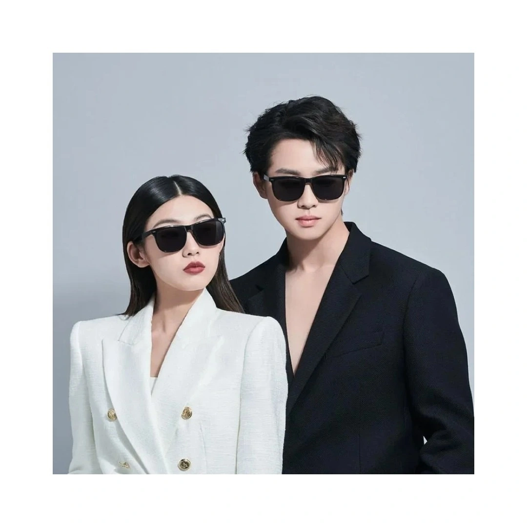 Солнцезащитные очки Mijia Square Frame Fashion Sunglasses, Чёрный (MSG06GL). Фото 5