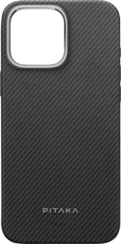 Накладка Pitaka для iPhone 16 Pro Military-Grade Protective Case, Black/Gray (KI1601PPA). Фото 3