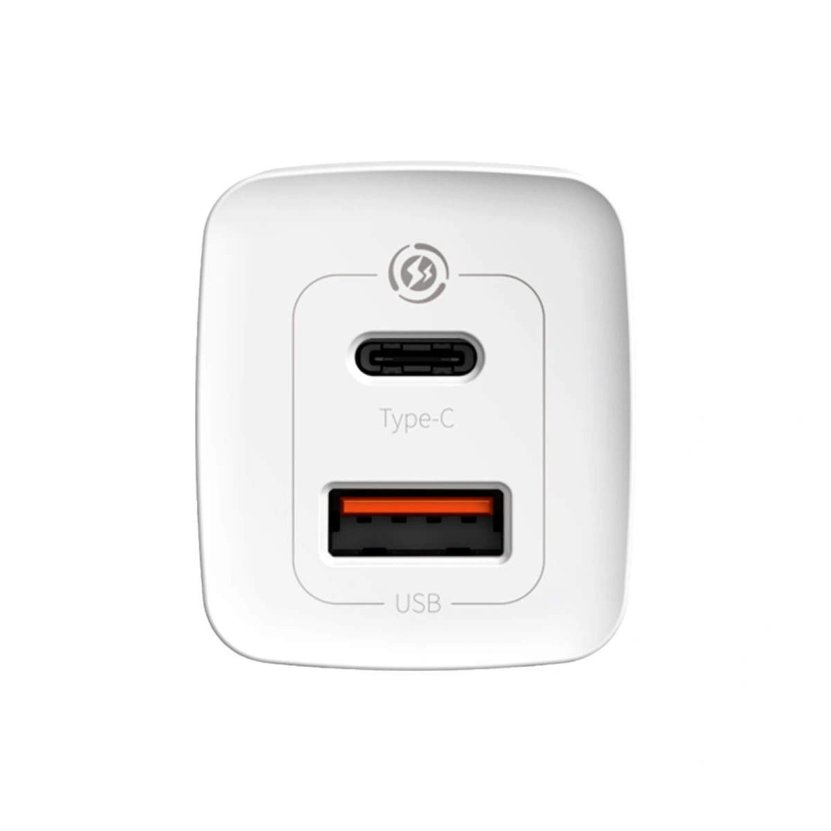 Сетевое зарядное устройство Baseus Palm Fast Charger C+U 30W, White (P1011160A213-00). Фото 4