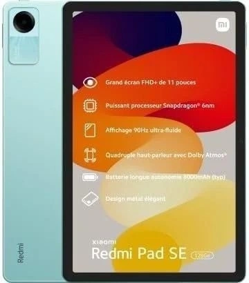Планшет Redmi Pad SE 6/128GB Wi-Fi, Mint Green. Фото 1
