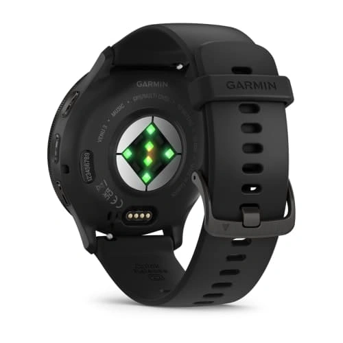 Умные часы Garmin Venu 3 Black with Black Buckle. Фото 4