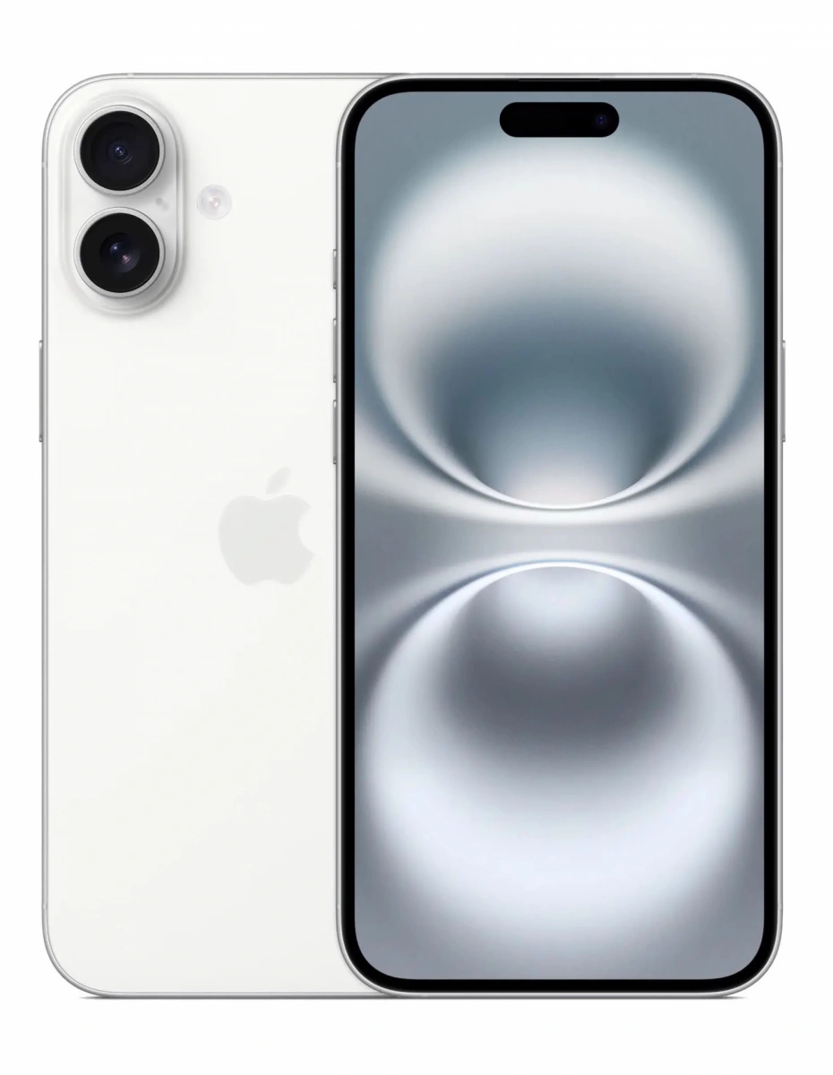 Смартфон Apple iPhone 16 256Gb White (eSIM+SIM) (Без RuStore). Фото 1