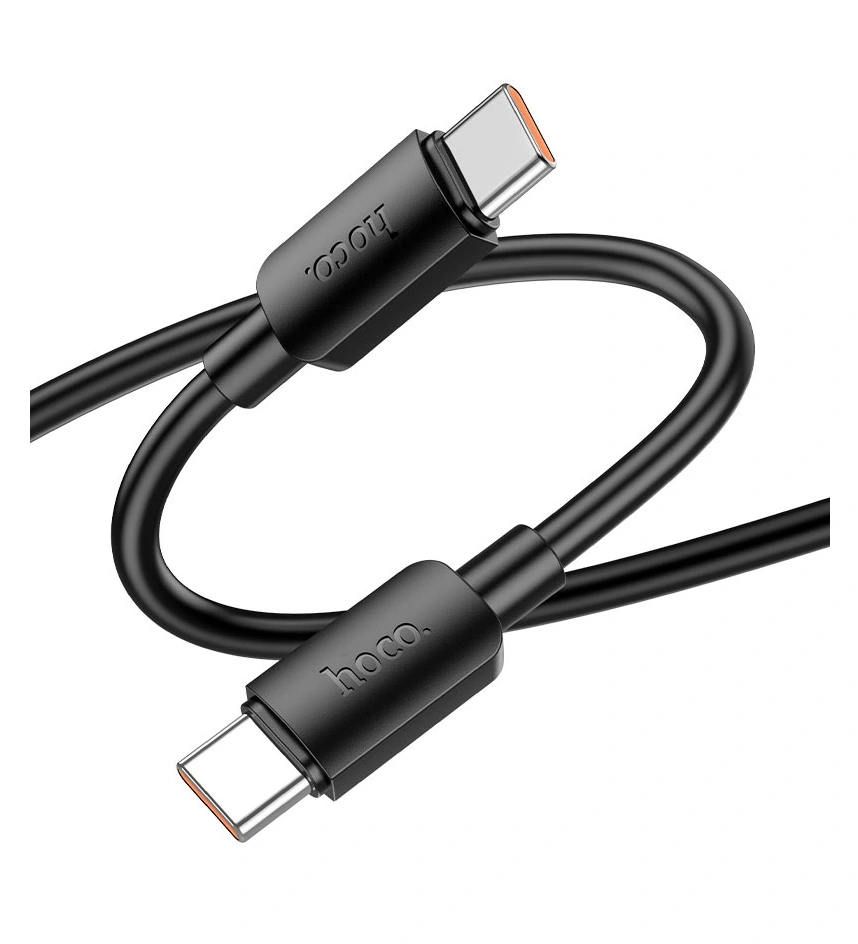 Кабель Hoco X96 Hyper PD60W Type-C - Type-C 1м, Чёрный. Фото 2