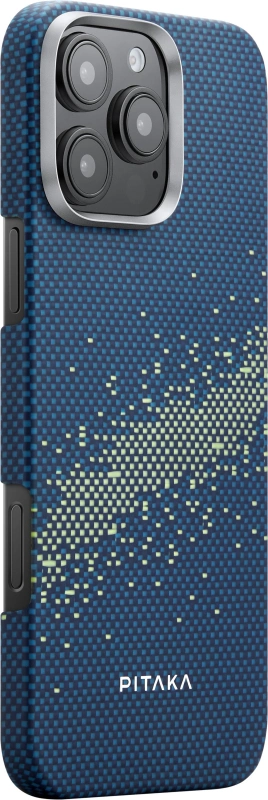 Накладка Pitaka для iPhone 16 Pro Max Tactive Woven case, Milky Way (KI1602PMY). Фото 3