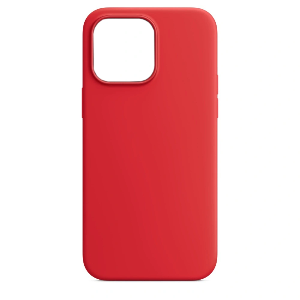 Накладка Silicone Case для iPhone 15, Красная. Фото 1