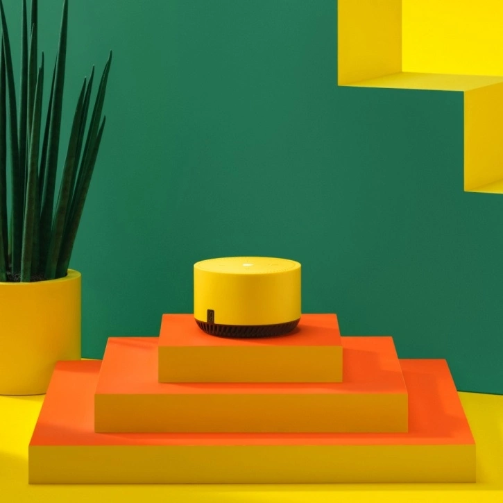 Умная колонка Яндекс.Станция Лайт, Лимон (YNDX-00025). Фото 6