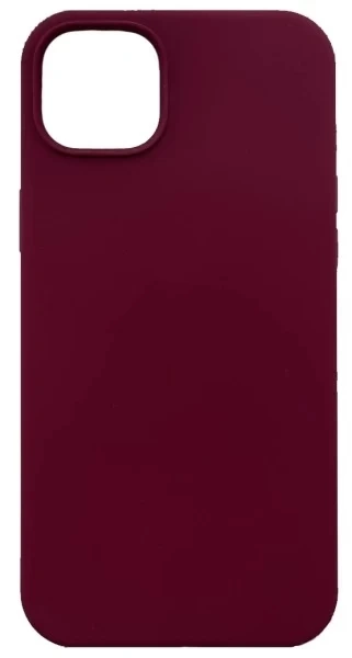 Накладка Silicone Case для iPhone 15 Pro, Винная. Фото 1