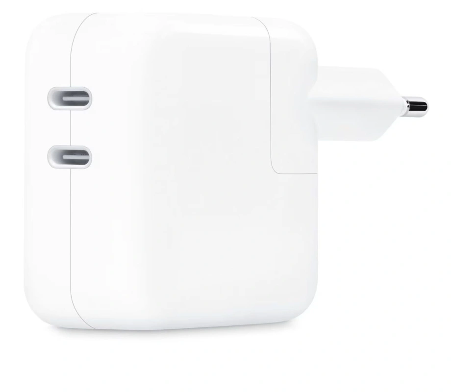 Сетевое зарядное устройство Apple 35W Dual USB-C Port (MNWP3B/A). Фото 1