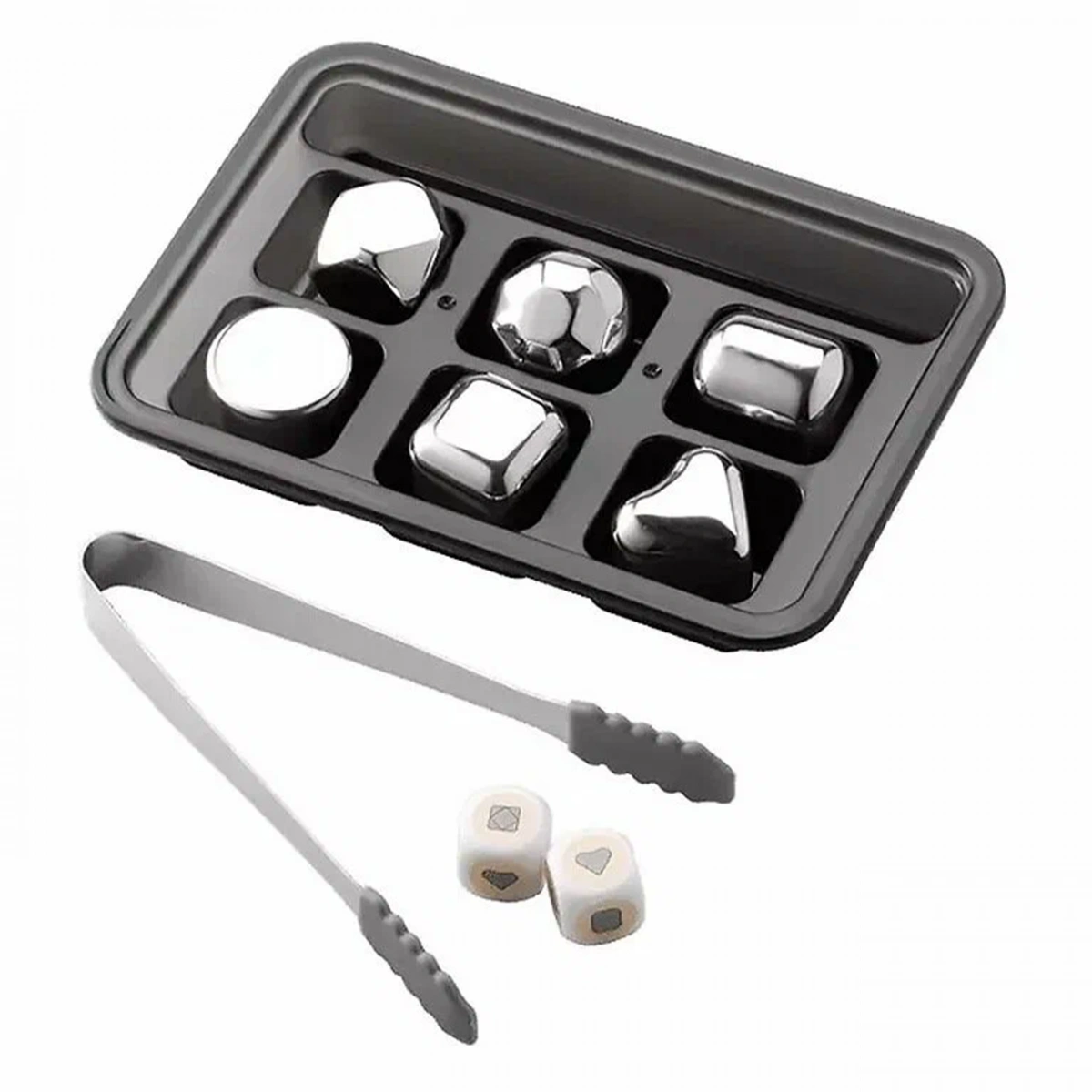 Охлаждающие камни для виски Circle Joy Ice Cubes CJ-BK02 (6 шт.). Фото 1