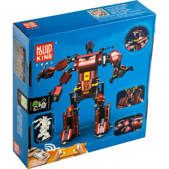 Конструктор Mould King Robot 15038. Crimson(Багровый Тайфун), 636 деталей, пульт ДУ. Фото 5